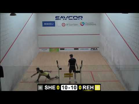 Finnish Open 2018: Aqeel Rehman AUT - Connor Sheen ENG