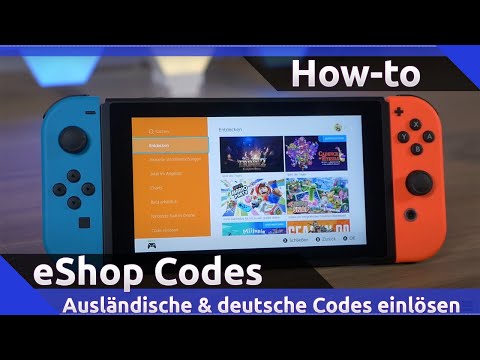 Nintendo Switch - (Ausländische) Spiele Codes eingeben...