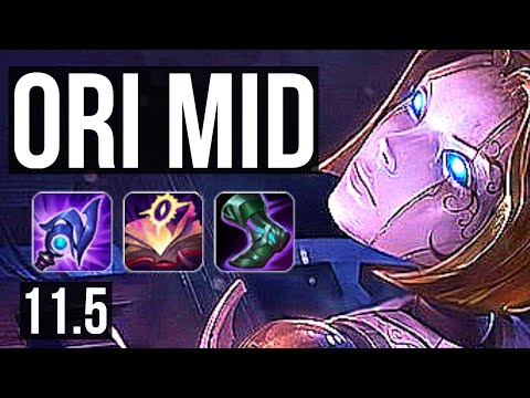 ORIANNA vs TRISTANA (MID) | 8/1/7, 500+ games, Godlike | EUW Master | v11.5