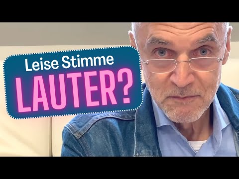 Leise Stimme lauter trainieren - 3 Tipps
