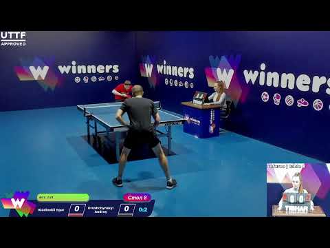 Riadinskii Egor - Droshchynskyi Andrey. WINners CUP Table Tennis 8 30.12.2020 16:45