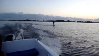 preview picture of video 'wakeboarden op sneekermeer'