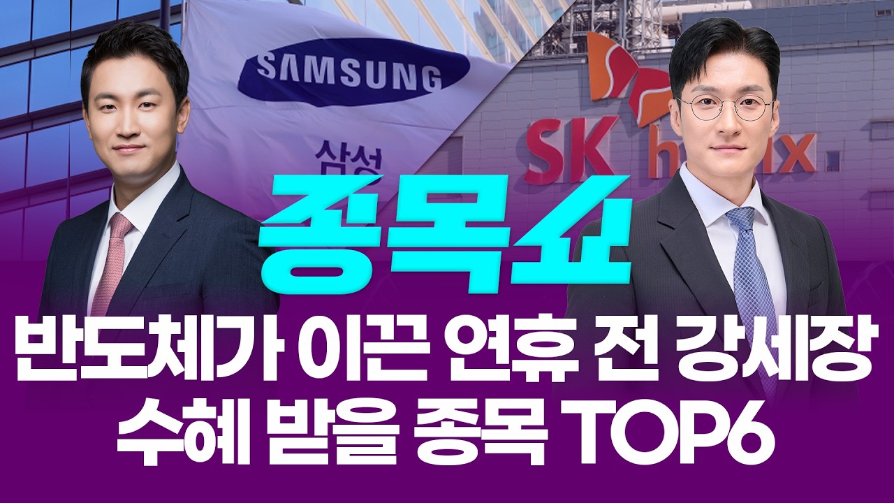 연휴 전 강세장, 반도체가 끌었다! 수혜 받을 종목 TOP6ㅣ 종목쇼 ㅣ260212