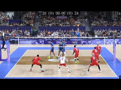 Volleyball Poland - Italy FULL Match 2024 Paris Olympics