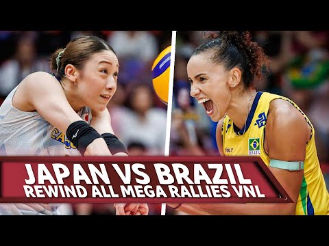 MEGA RALLY, Japan vs Brazil | VNL 2025 Rewind