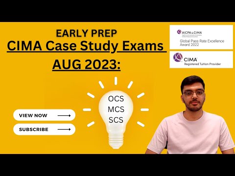 CIMA Case Study Exams Aug 2023: Early Preparations @teamfinntutors