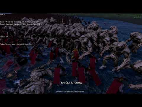 1,000 Monsters vs 20,000 Spartans Ultimate Epic Battle Simulator