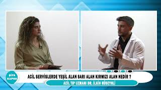 Acil servislerde yeşil alan ,sarı alan, kırmızı alan nedir?