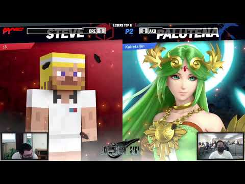 Dre (Steve) vs Ako (Palutena, Marth) - 2CC: Midgar Saga Losers Round 6