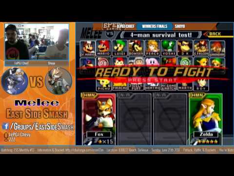 ESS Monthly #13: [ePG] Chief (Sheik) vs Shoyo (Fox) - Winners Finals - Melee