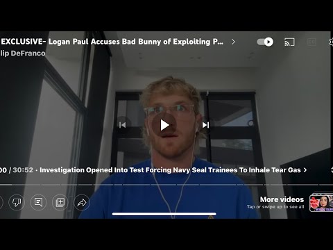 Logan Paul says Bad Bunny is scamming Puerto Rico 🇵🇷