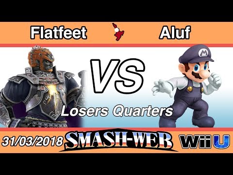 Smash-Web #12: Flatfeet (Ganon) Vs. Aluf (Mario) - LQF Smash 4