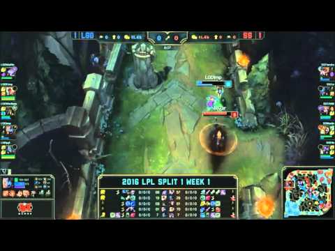 OLÉ! Imp dibrando Rek'sai na LPL | LGD vs SS | LPL