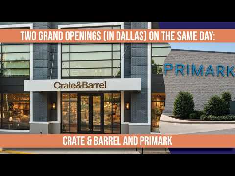 Crate & Barrel and Primark grand openings - 2 quick store tours ...