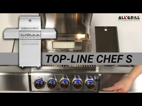 ALL'GRILL Gasgrill TOP-LINE-S - mit Air System und Steakzone