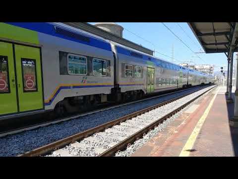 Train at Prato Centrale (near Florence)