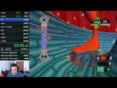 Psychonauts Any% Speedrun in 35:29