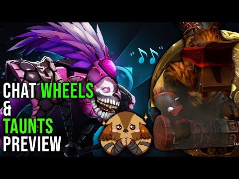 TI10 Battle Pass - ALL Chat Wheels & Taunts + ALL New Features & Rewards Overview