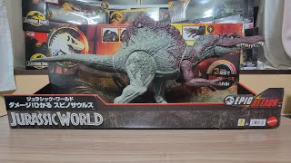 マテル ジュラシックワールド  ダメージ!光る スピノサウルス（スラッシュ・アタッキン・スピノサウルス SLASH ATTACKIN’ SPINOSAURUS)