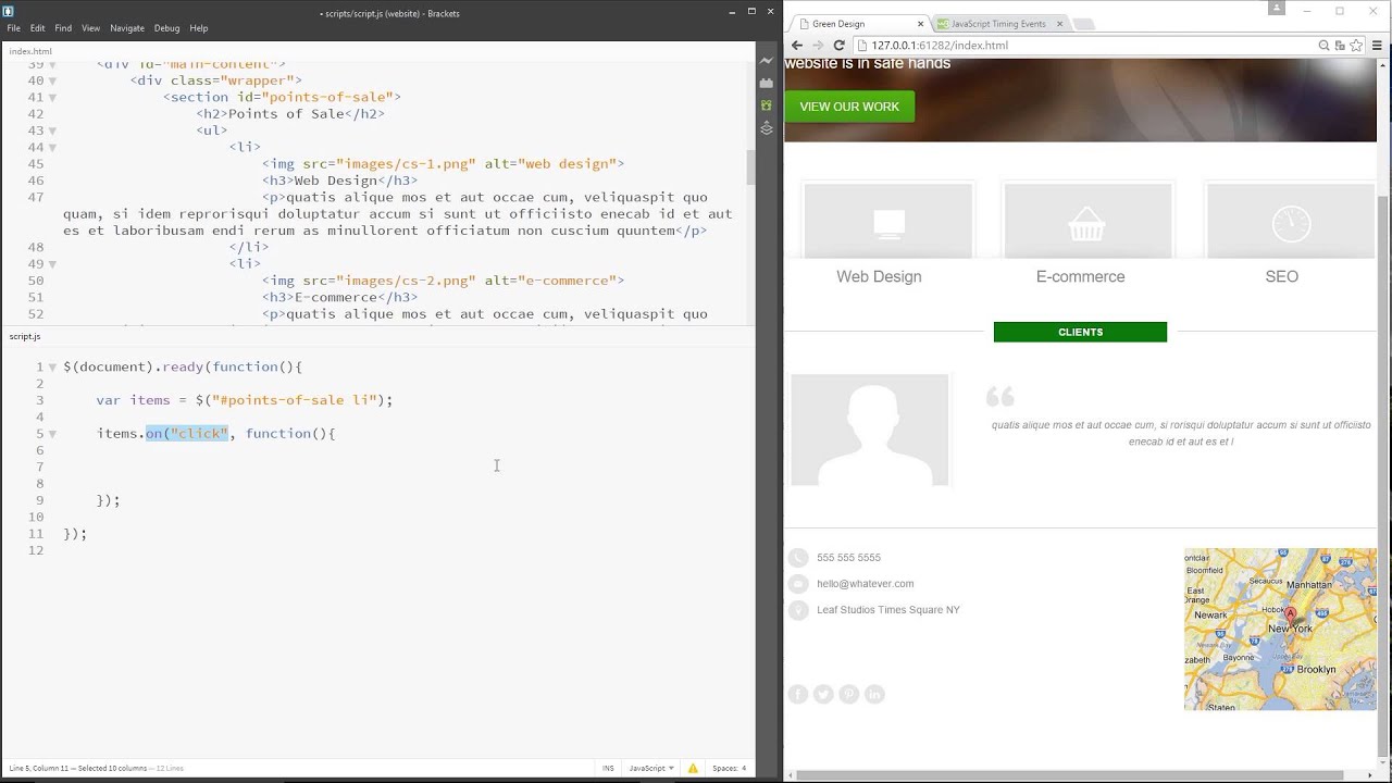 jQuery Tutorial for Beginners #24 - Sliding Animation Example