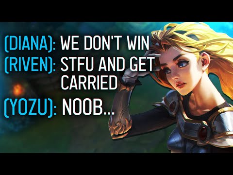 My toxic jungler wants to ff, but he doesn't know Lux can carry games