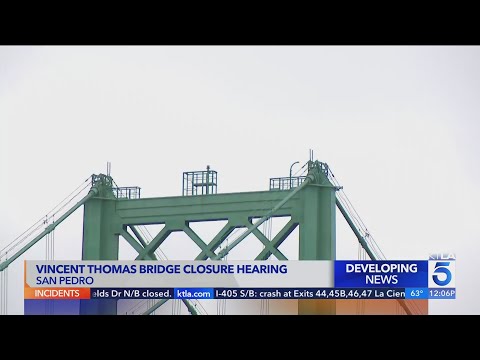 Commuters raise questions about proposed closure of Vincent Thomas Bridge