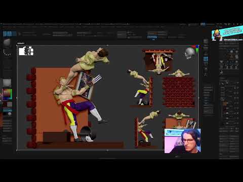 More Street Fight Sculpting (Zbrush 2021.5)