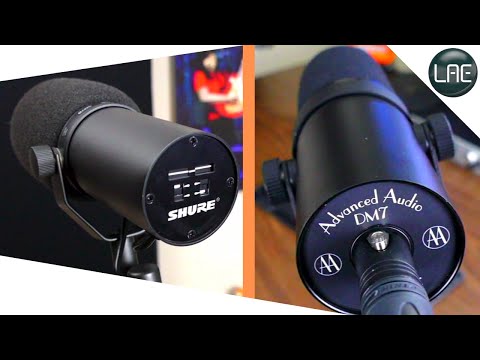 Shure SM7B vs Advanced Audio DM7 Dynamic Mic Shootout