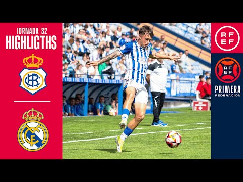 Resumen de Recreativo vs RM Castilla Matchday 32