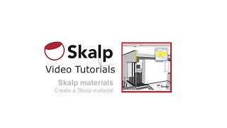 Skalp Video Tutorial: Create a Skalp material.