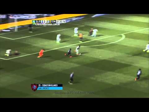 Gol de Blanco. San Lorenzo 2 - Central 2. Fecha 27. Primera División 2015. FPT.