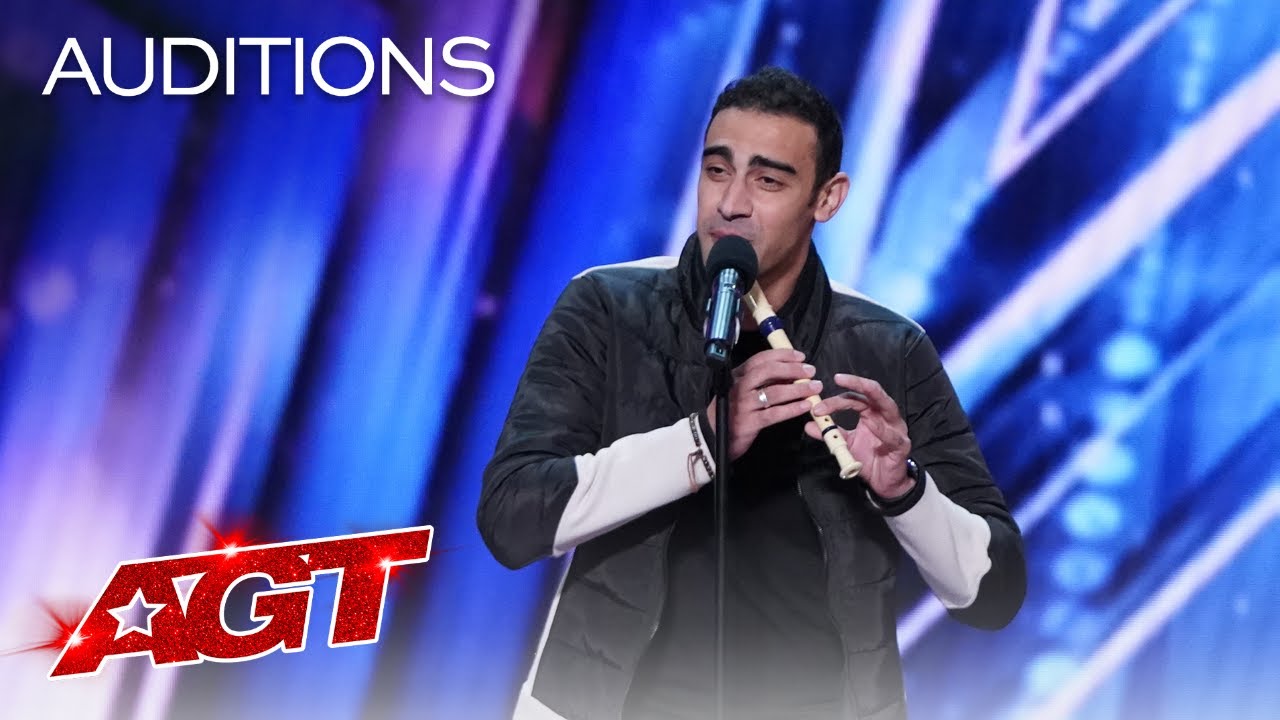 Medhat Mamdouh Beatboxes While Playing The Recorder - America's Got Talent 2021 thumbnail
