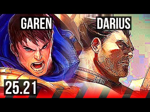 GAREN vs DARIUS (TOP) | 12/1/6, Legendary | EUNE Master | 25.21