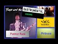 Purple Rain - Prince - Instrumental with lyrics  [subtitles] HQ