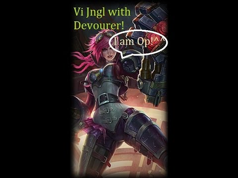Vi Jngl (Full AttackSpeed with Devourer) League of Legends [HD] Gameplay