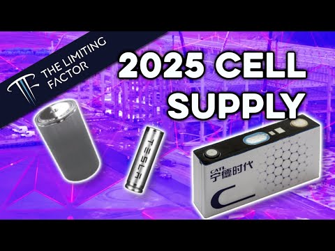 2025:  CATL's 1200 GWh Planned Capacity // + Tesla Cell Supply Forecast