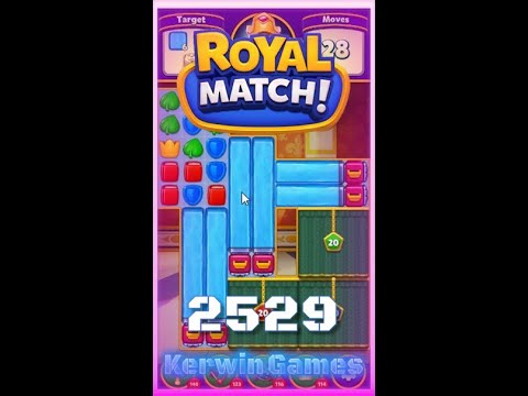 Royal Match Level 2529 - Super Hard Level - No Boosters Gameplay