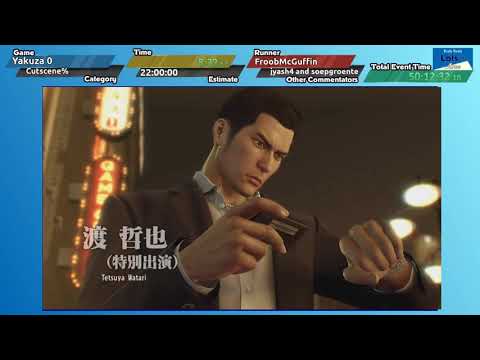 Yakuza 0 Cutscene% Part 1 - By FroobMcGuffin - Really Really Long A Thon Lots of Lore