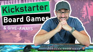 10 Crowdfunded Board Games | Western Legends Stories, Onoda, Dungeons of Doria, Ozab, Era of Tribes