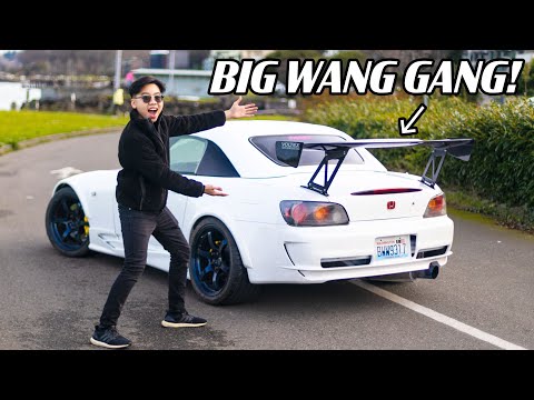 How to install a BIG WING on any car! *Honda S2000*