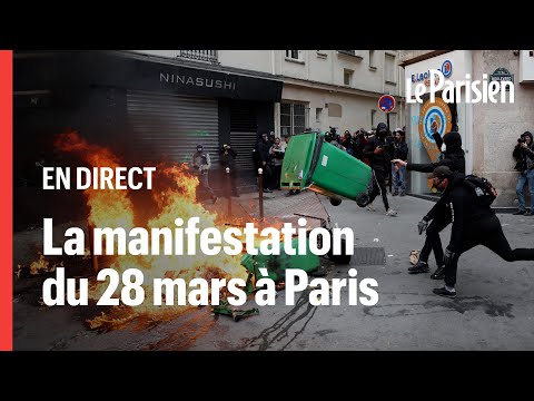 🔴 EN DIRECT | Réforme des retraites : suivez la manifestation du 28 mars à Paris