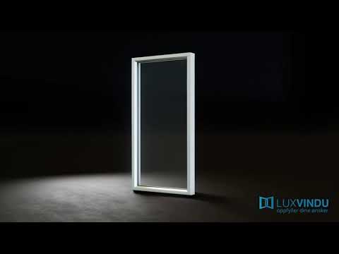 Fastkarm vindu uten åpning - produkt demonstrasjon