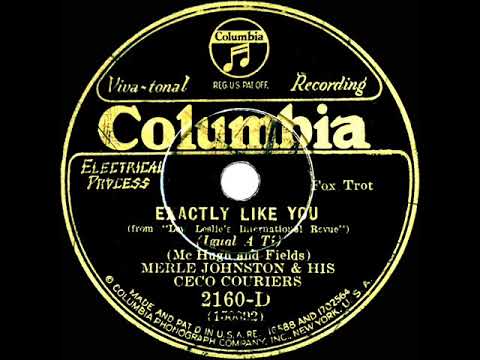 1930 Merle Johnston - Exactly Like You (instrumental)