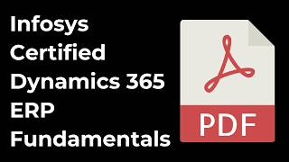 Infosys Certified Dynamics 365 ERP Fundamentals PDF | TETAMSTDEVIC1004