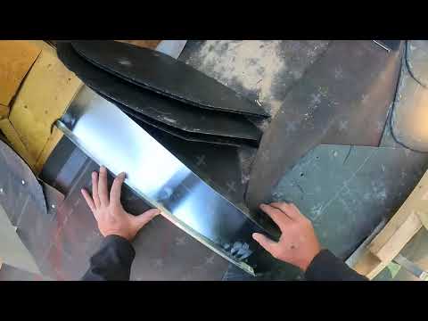 Wangenkehle ansetzen - Altdeutsche Schiefer Deckung - Teil 45 - Schieferdach Halle