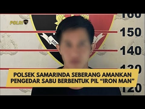 POLSEK SAMARINDA SEBERANG AMANKAN PENGEDAR SABU BERBENTUK PIL &ldquo;IRON MAN&rdquo;