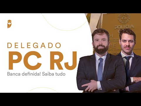 Delegado PC RJ - Banca definida! Saiba tudo