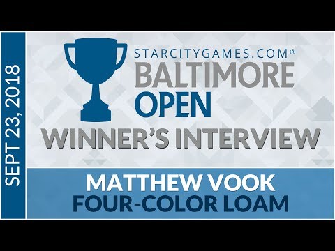 SCGBALT: Winner's Interview with Matthew Vook [Legacy]