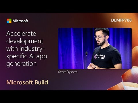 Accelerate development with industry-specific AI app generation | DEMFP788