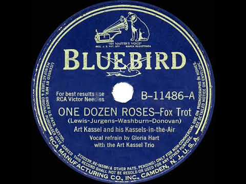 1942 Art Kassel - One Dozen Roses (Gloria Hart & trio, vocal)